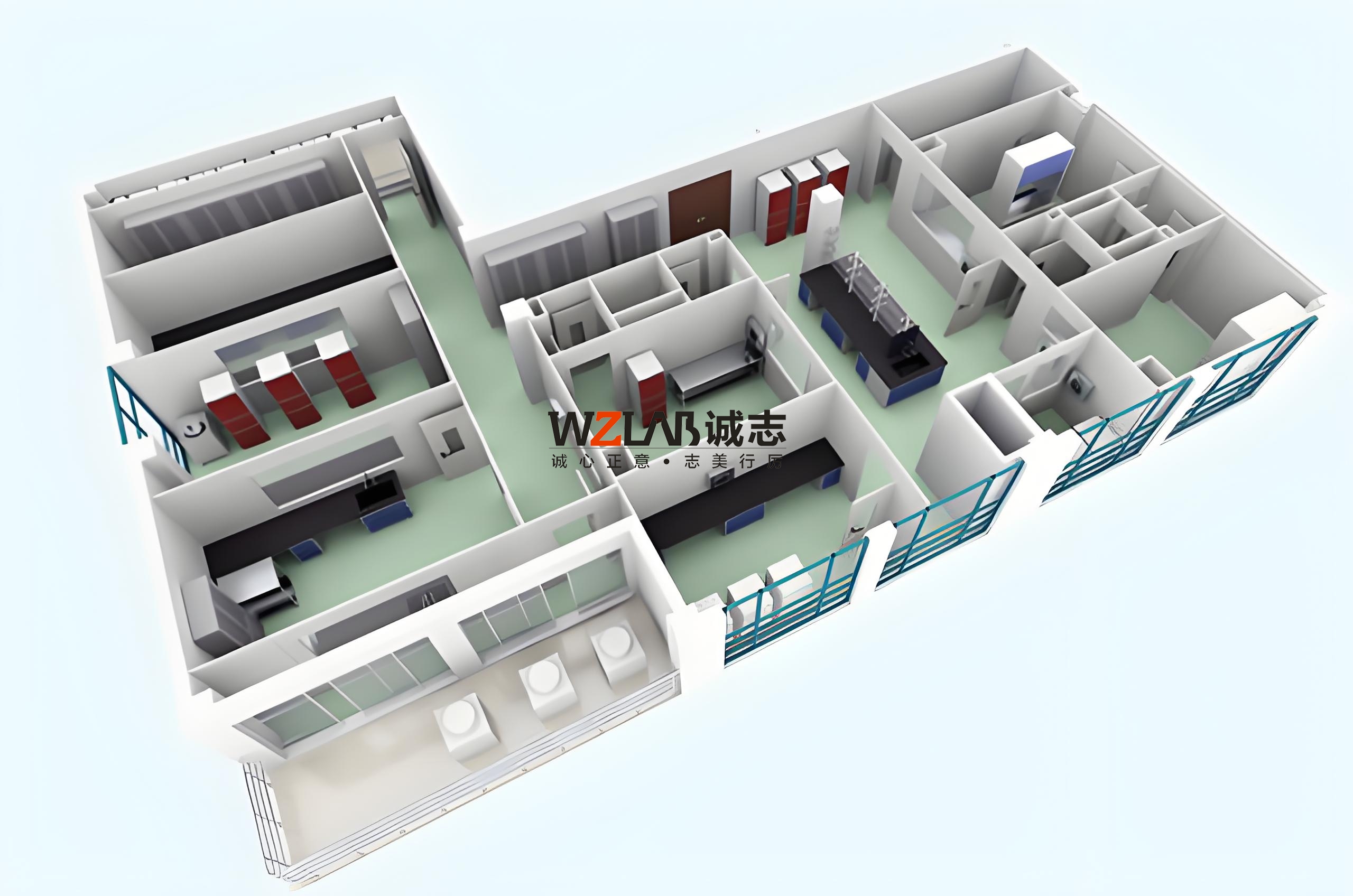 200平米實驗室包含細(xì)胞、細(xì)菌、辦公區(qū)域，怎么設(shè)計比較好？