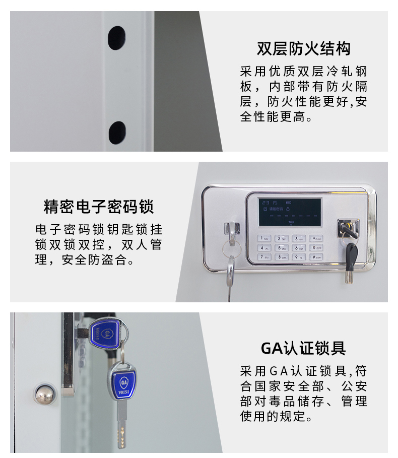22加侖毒麻藥品柜